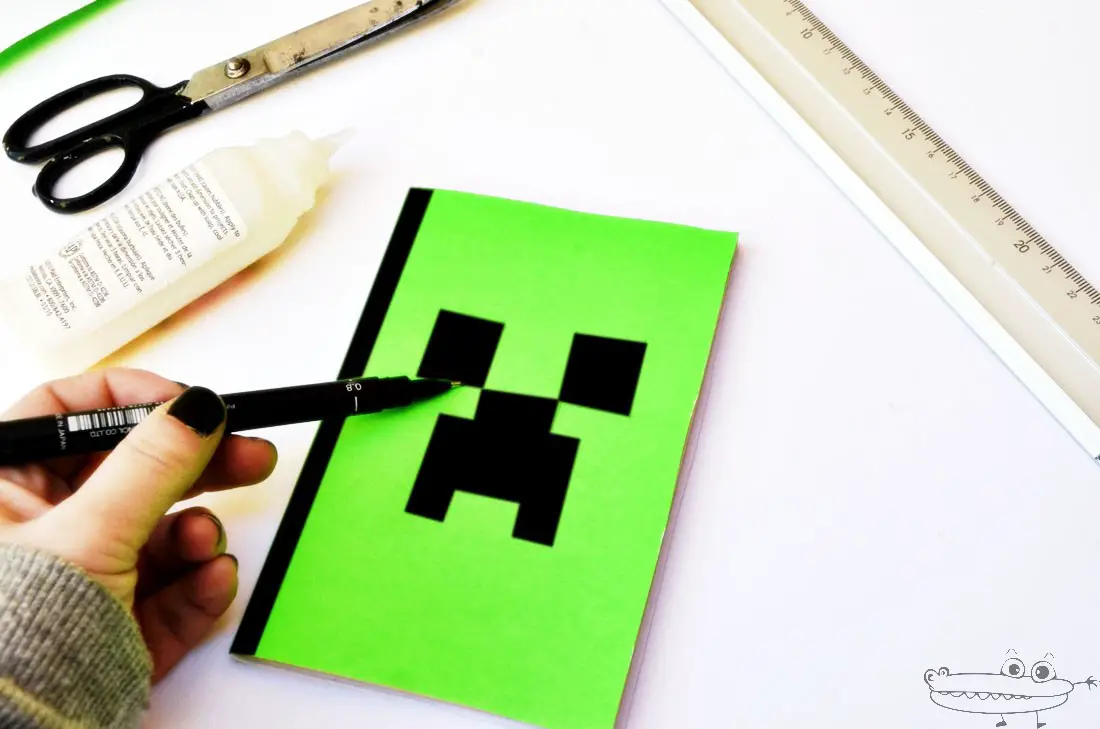 Pintar la libreta minecraft