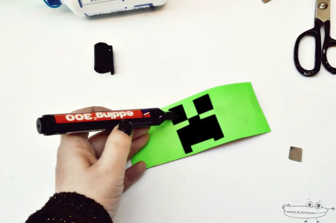 Dibujar pulsera minecraft