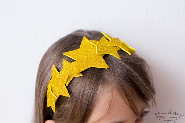 Diadema Con Estrellas Brillantes / Diadema Con Estrellas Rosas