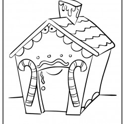 Dibujo casita de jengibre