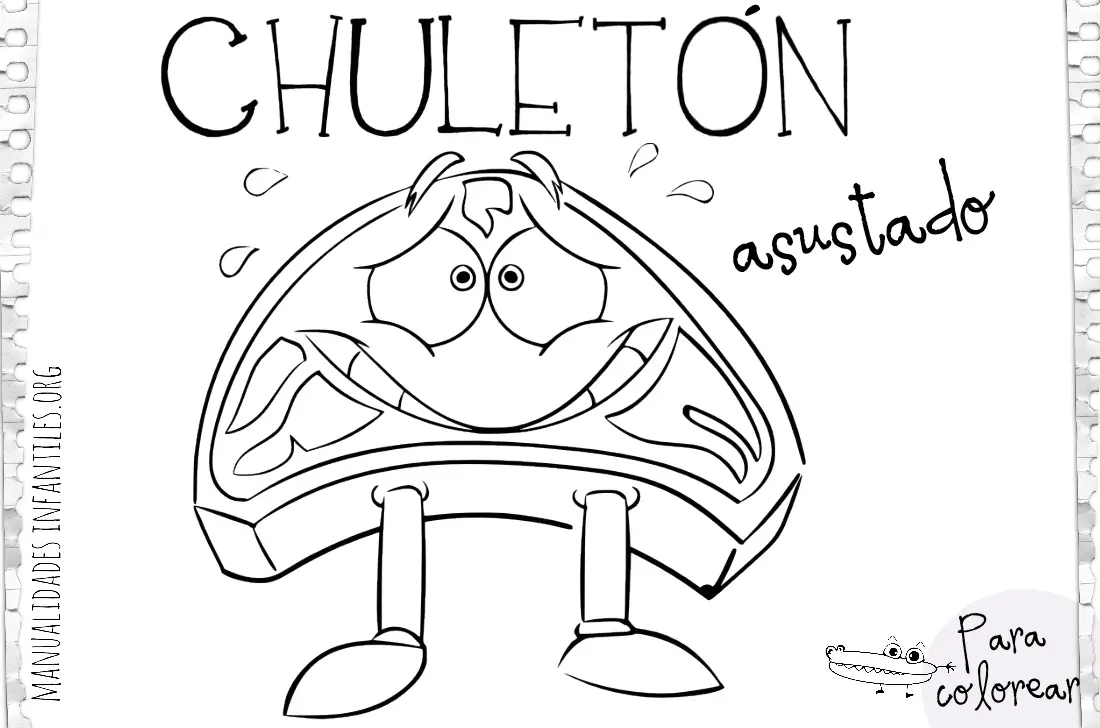 Dibujo de un chuleton