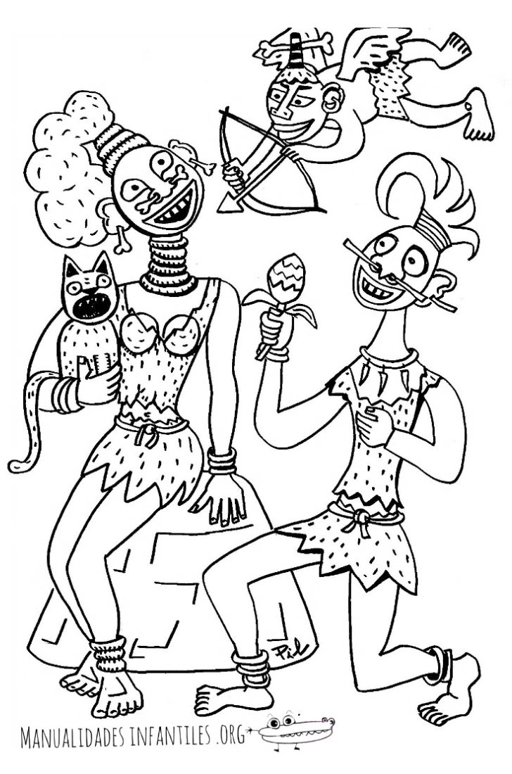 Dibujo de cupido salvaje para colorear