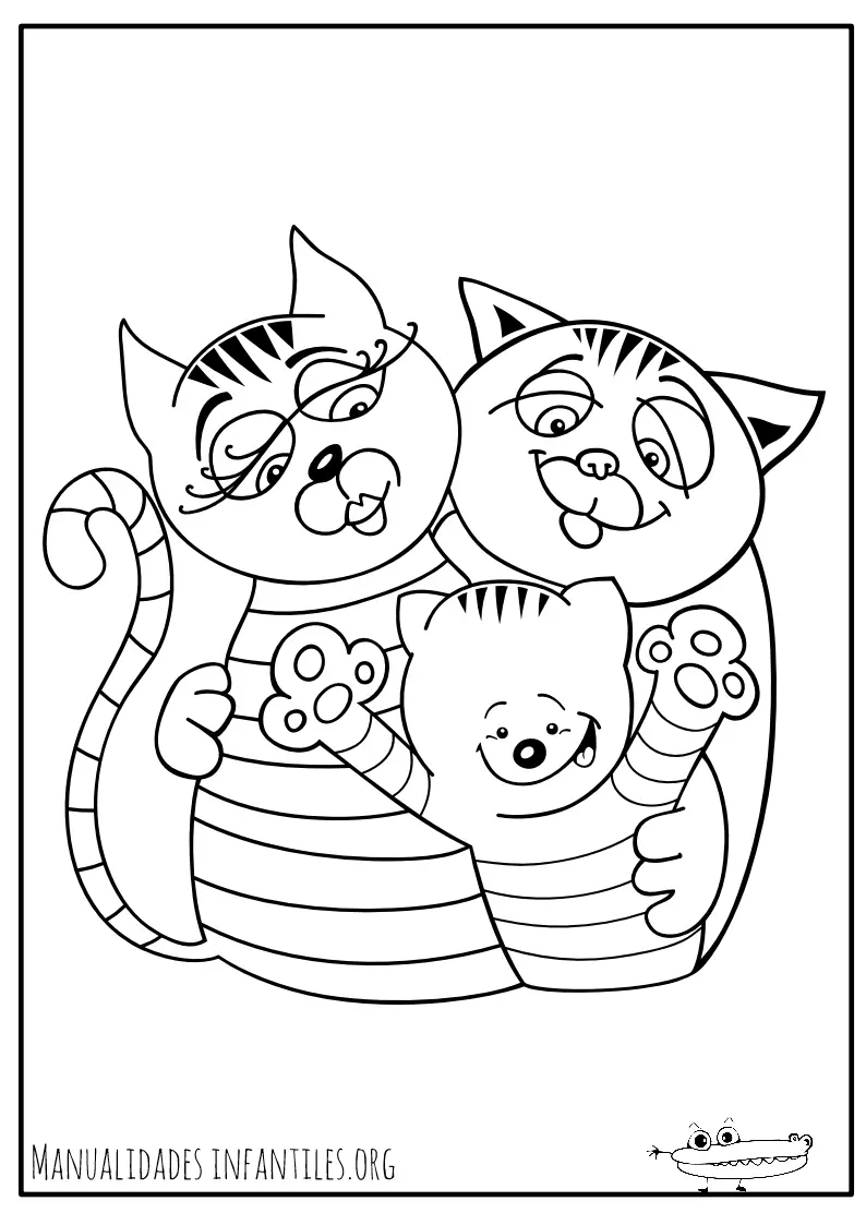 Dibujos De Gatos Para Colorear Actividades Para Niños