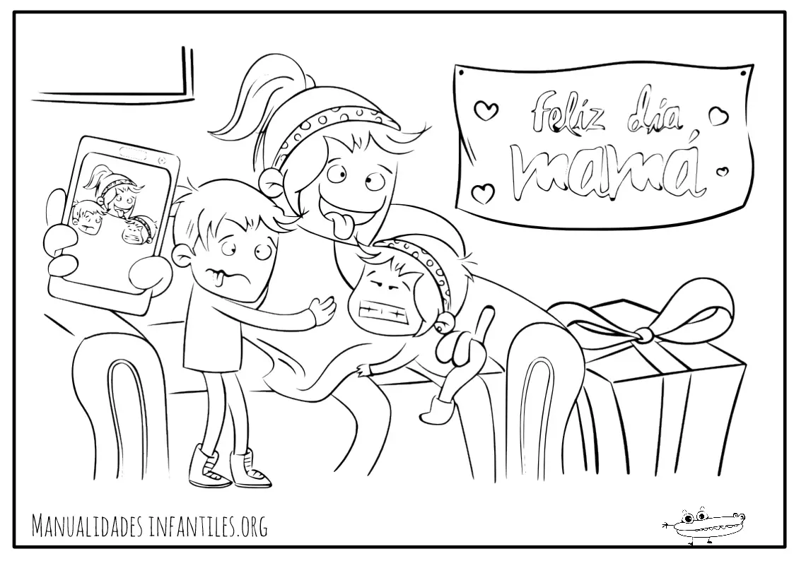 Dibujos para el Día de la Madre -Manualidades Infantiles Dibujos para el Día de la Madre -Manualidades Infantiles