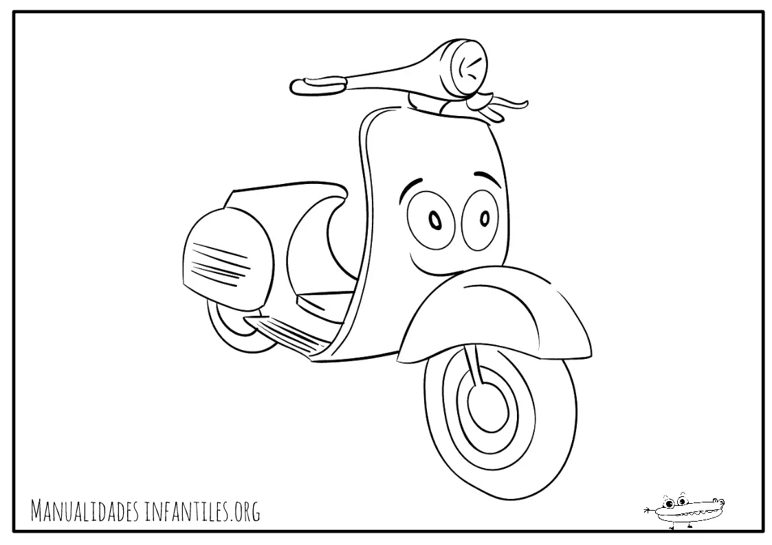 Dibujos de vehículos -Manualidades Infantiles