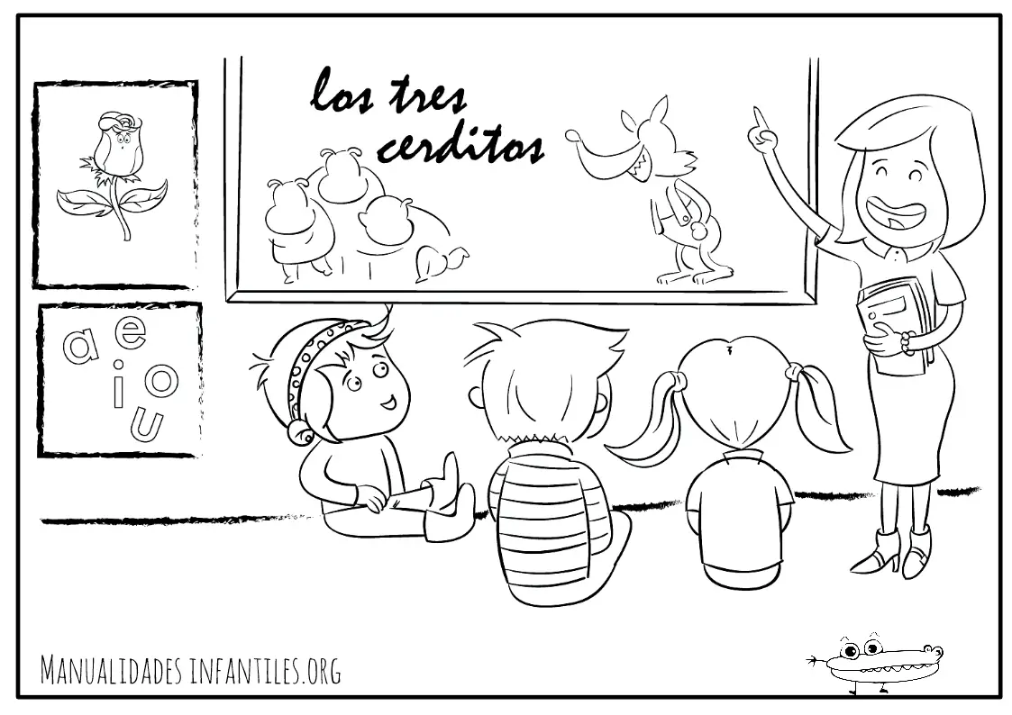 Dibujos del maestro -Manualidades Infantiles