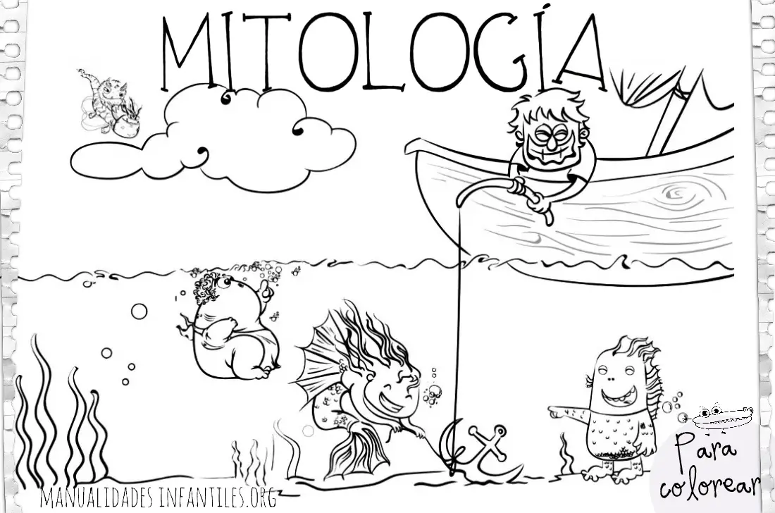 Dibujos de Mitología para colorear