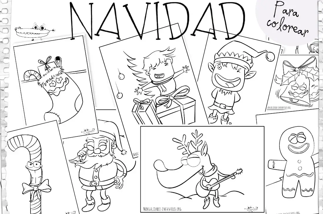 Dibujos de Navidad para colorear