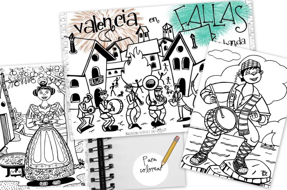 Dibujos de las Fallas de Valencia