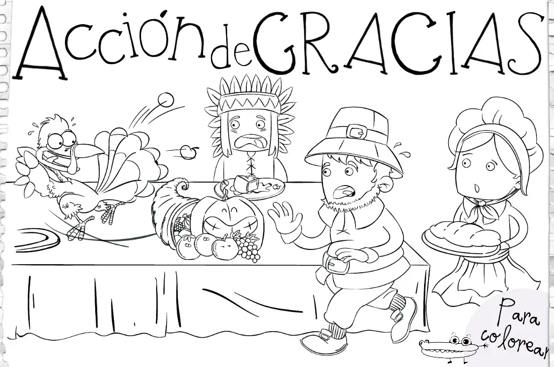 Dibujos del Dia de Accion de Gracias