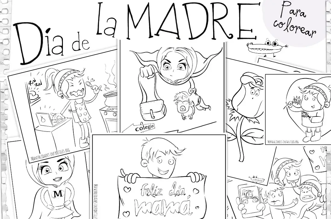 Dibujos para el Día de la Madre  Manualidades Infantiles