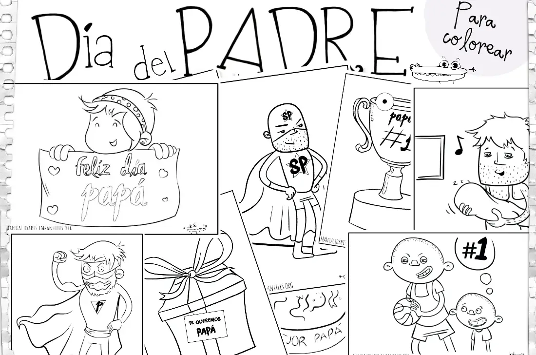 Dibujos Para El Dia Del Padre Manualidades Infantiles