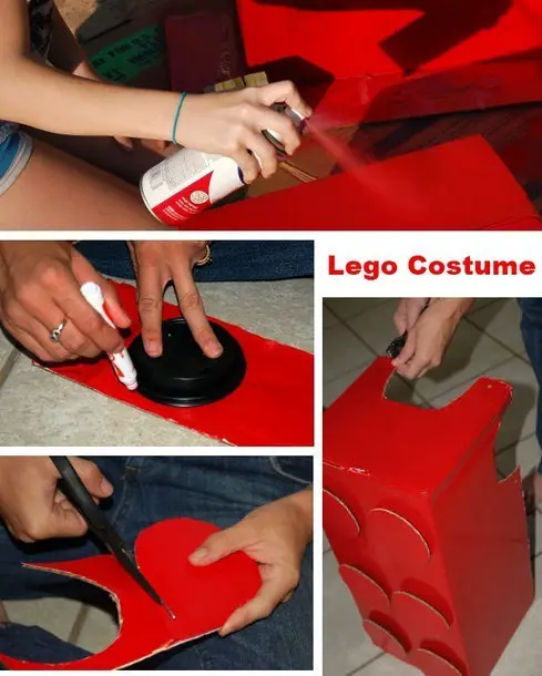 erupción Sin alterar Porque Disfraz de Lego para niños -Manualidades Infantiles