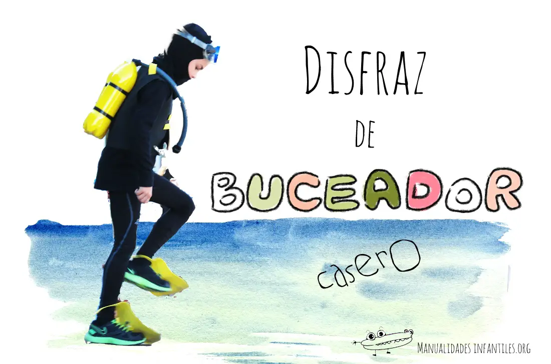 Disfraz de buceador casero