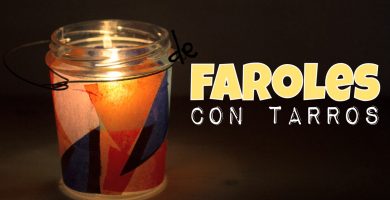 Faroles con tarros