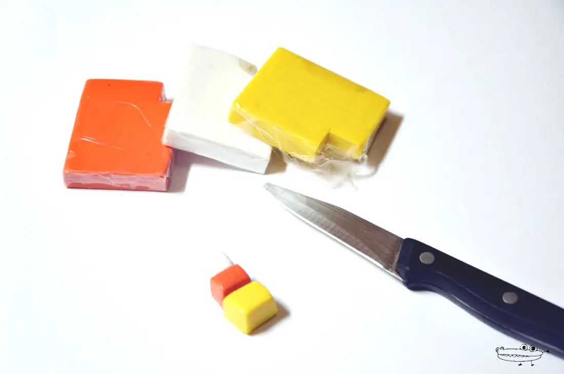 Fimo para candy corn