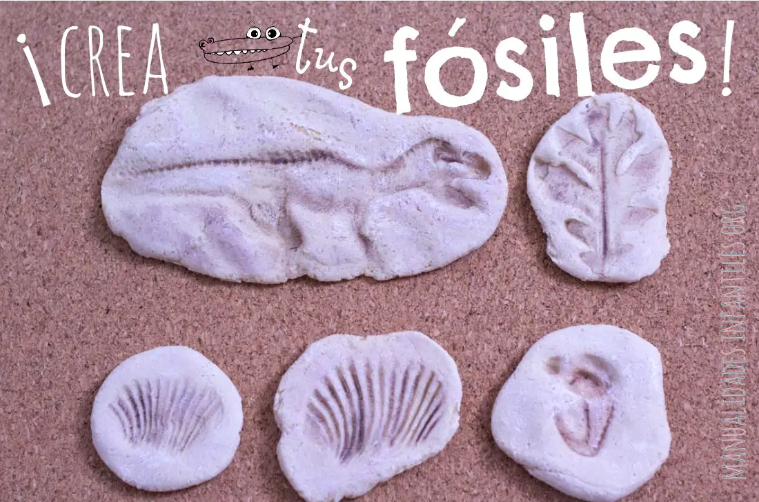 Fósiles de dinosaurios -Manualidades Infantiles