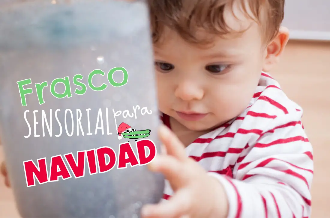 Frasco sensorial para Navidad