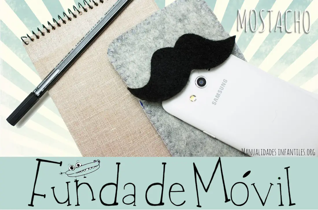 Funda de movil mostacho