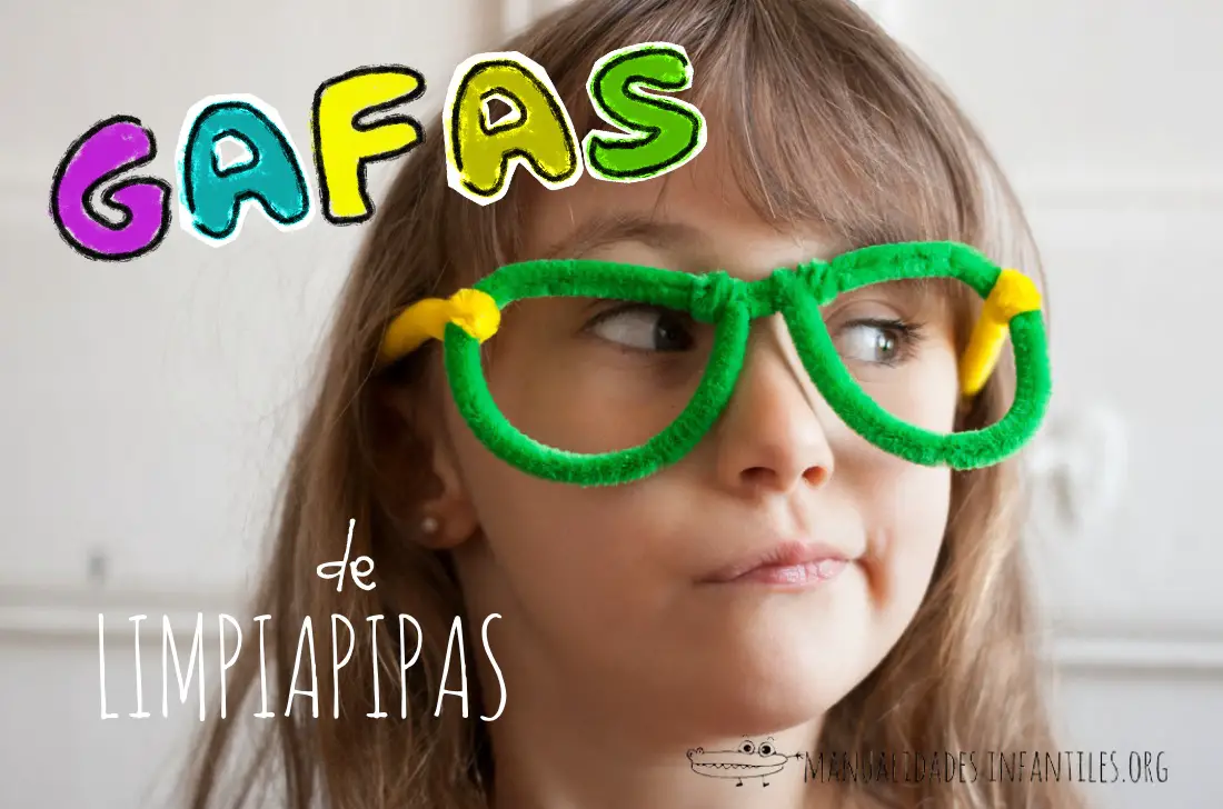 Gafas con limpiapipas