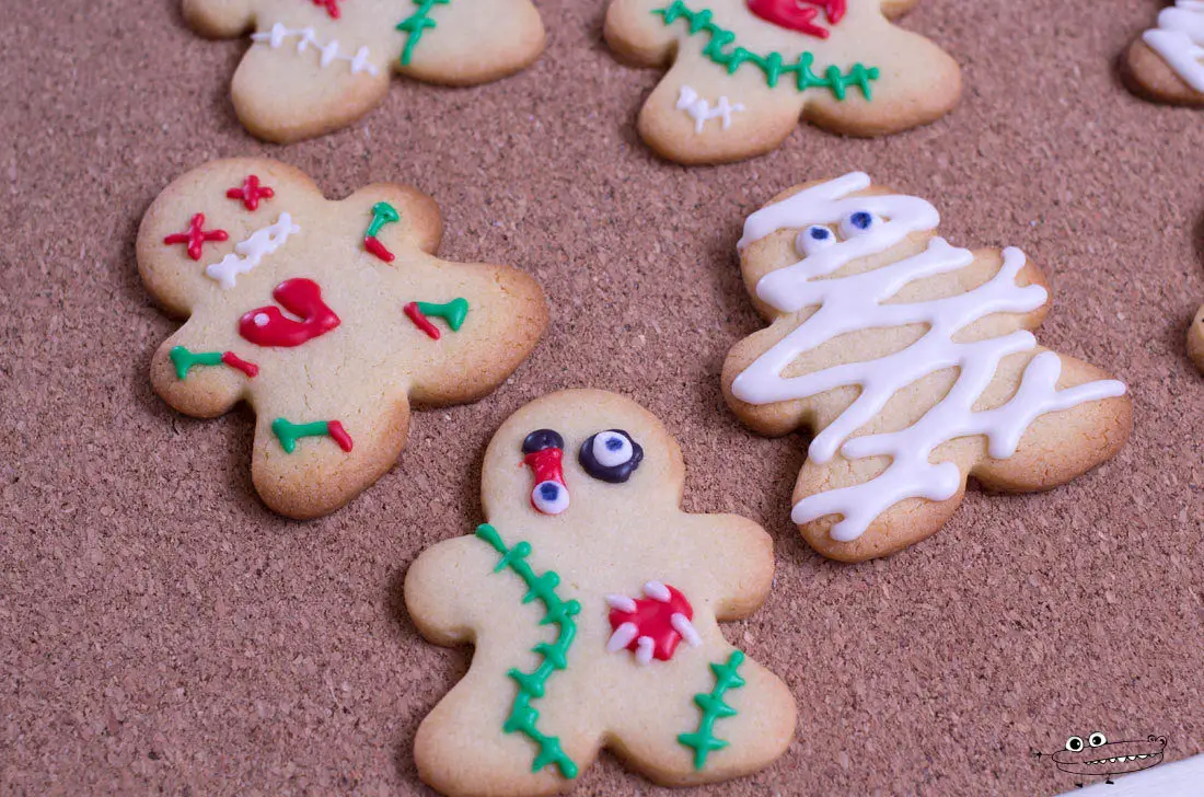 Galletas para halloween jengibre