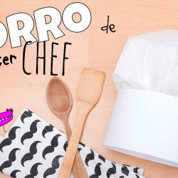 Gorro de cocinero de papel