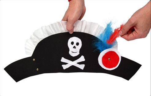 Ofensa Autorizar Expresamente Como hacer un gorro pirata -Manualidades Infantiles