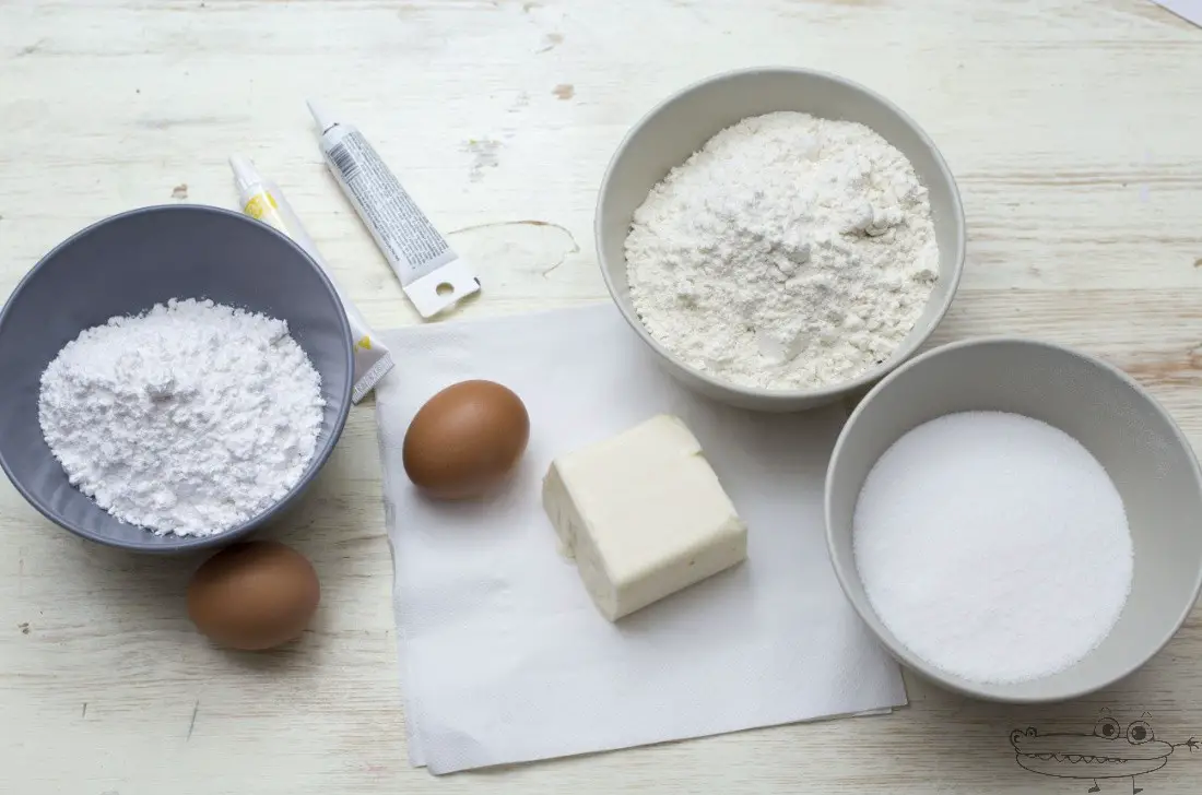 Ingredientes galletas de Navidad