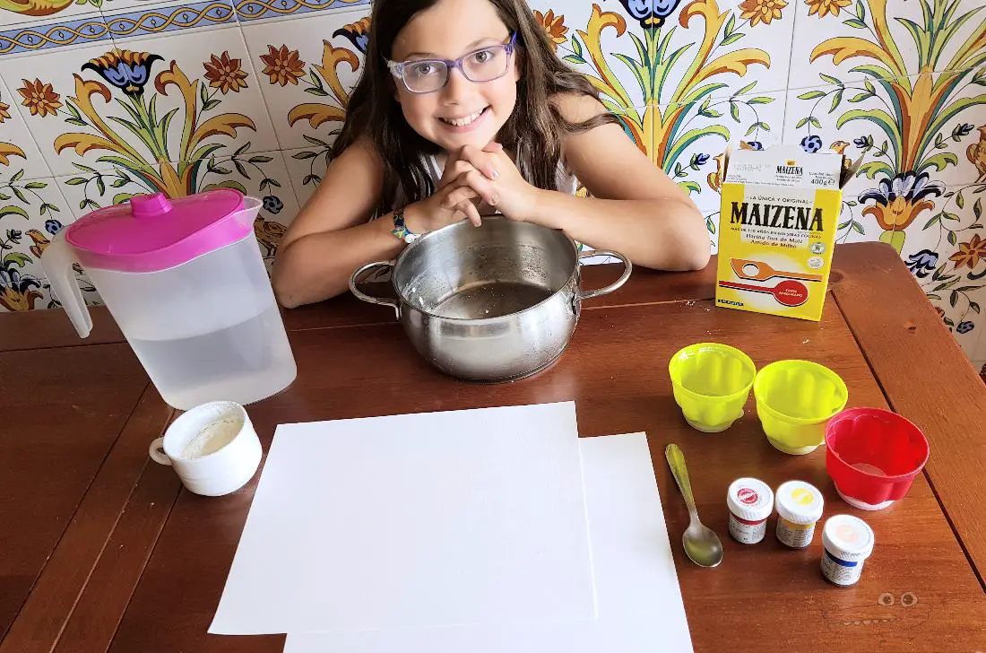 Ingredientes y materiales para hacer pintura comestible casera