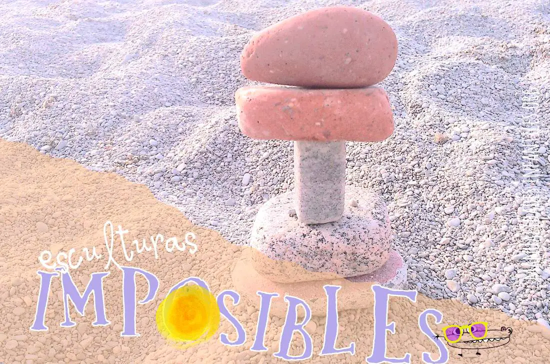 Juego de equilibrio con piedras