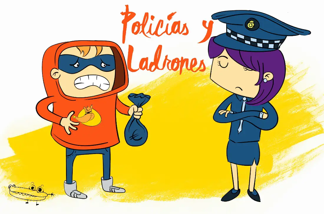 Policías y ladrones -Manualidades Infantiles