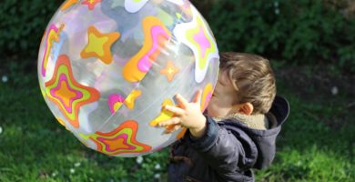 Juegos con pelotas gigantes