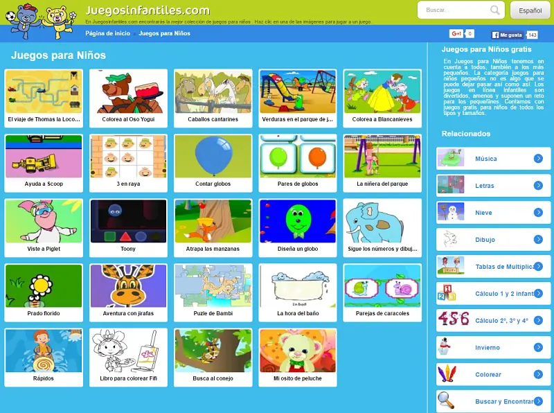 Juegos infantiles online