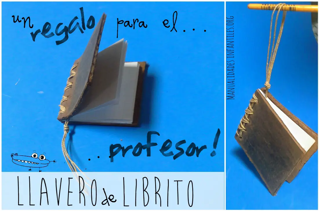 Llavero mini libro