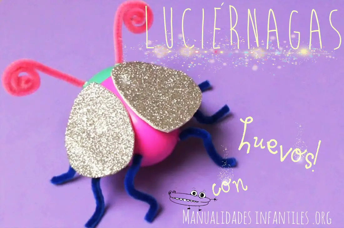 Luciernagas con huevos de plastico