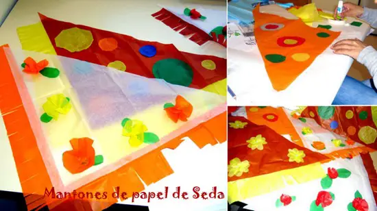 Mantones de papel de Seda feria de abril