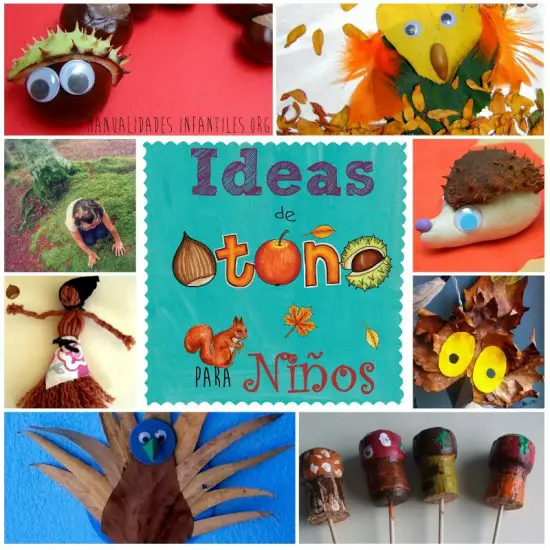 Manuaidades de otoño para niños Manuaidades de otoño para niños