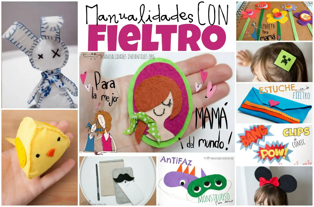 Manualidades con fieltro