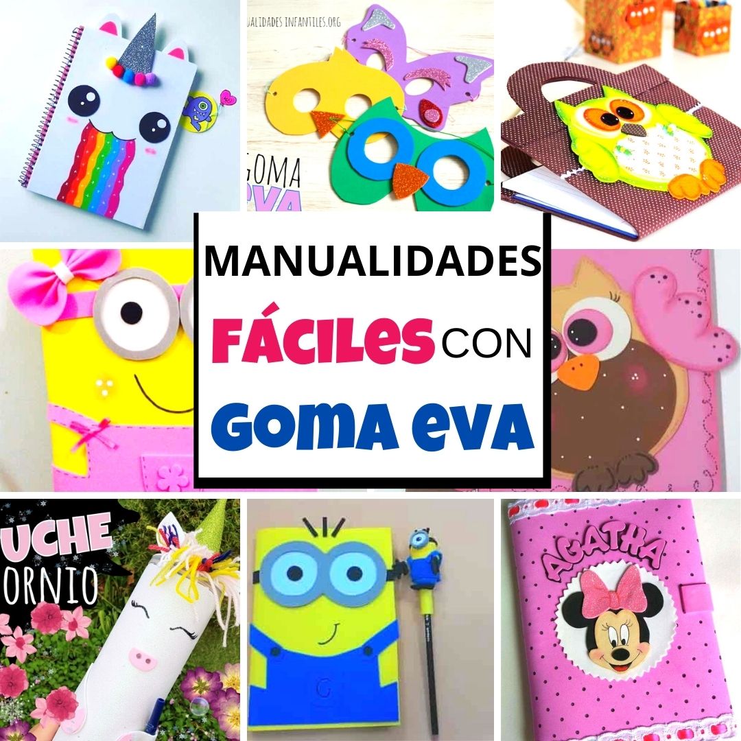 Manualidades fáciles con goma eva