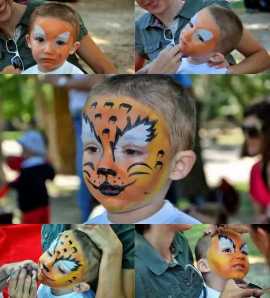 Maquillaje de Tigre paso a paso