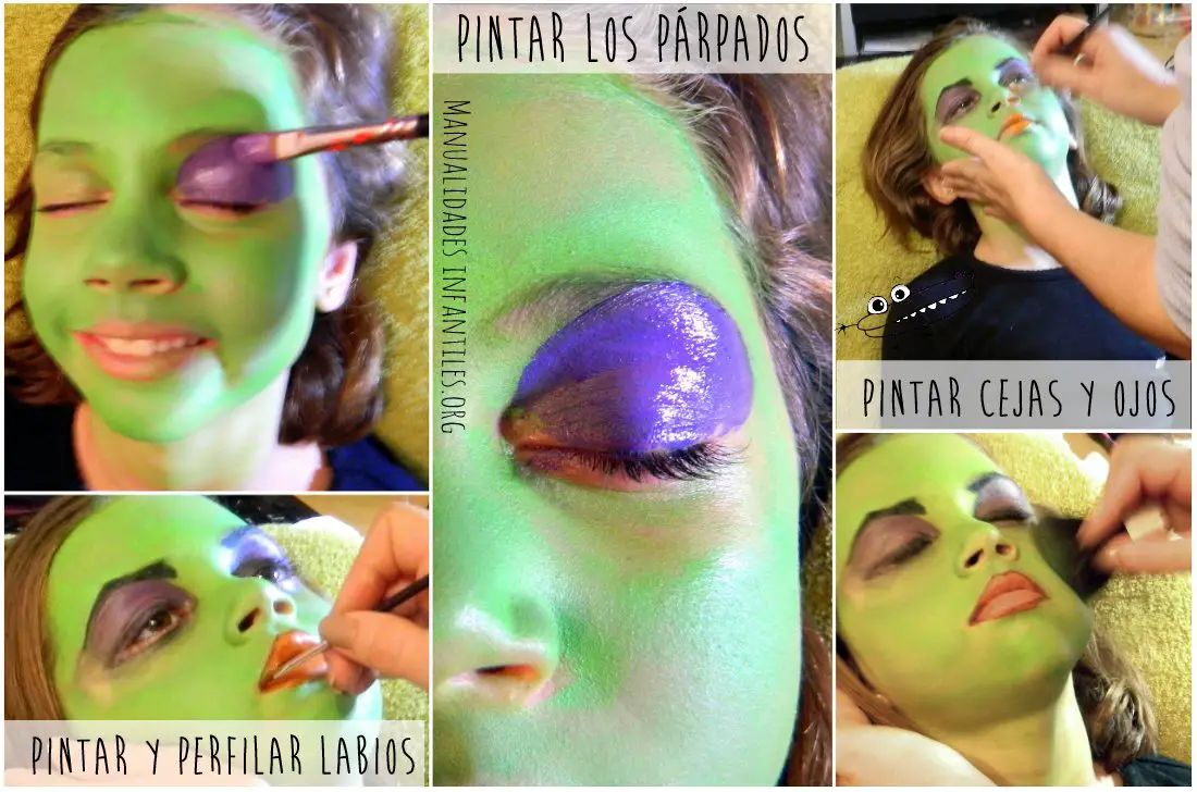 Maquillaje de bruja malefica