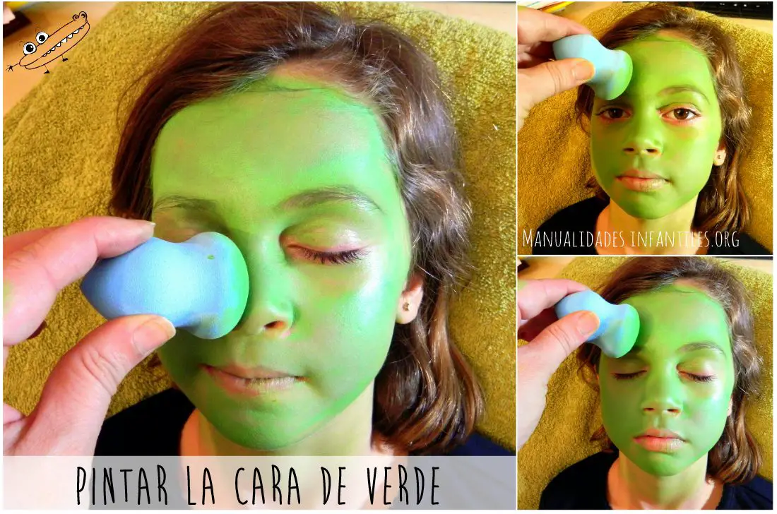 Maquillaje de bruja para niña -Manualidades Infantiles Maquillaje de bruja para niña -Manualidades Infantiles