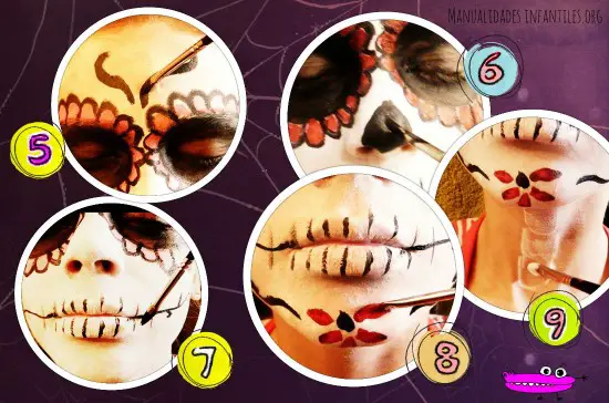 Maquillaje de catrina paso a paso