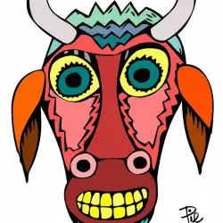 Mascara de Cabra Horoscopo Chino para imprimir