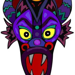 Mascara de Dragon Malefico para imprimir