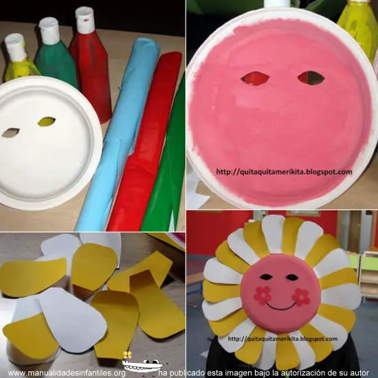 mascaras de Carnaval con platos