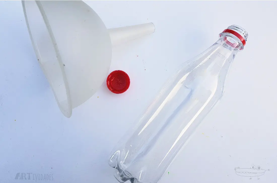 Materiales para actividad de botella espia