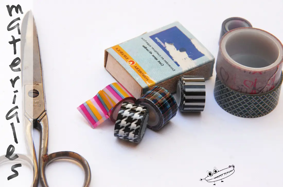 Materiales washi tape
