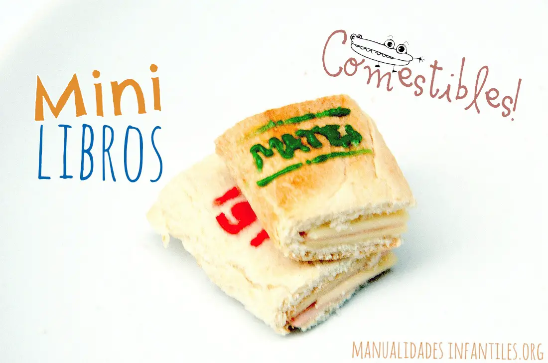 Mini libros comestibles