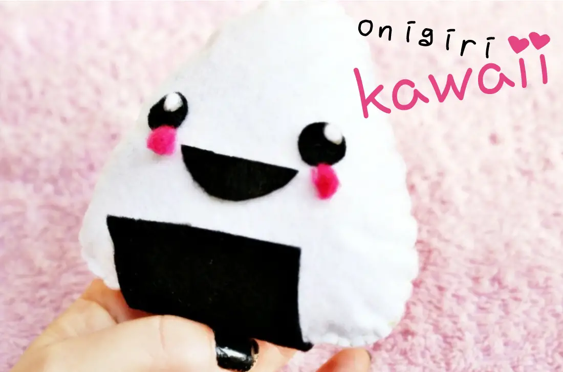 Onigiri Kawaii de fieltro